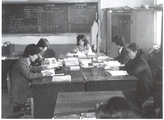 내북중학교 교직원 교무부 집무모습(1981)