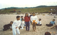 가을소풍 중 재미있는 오락시간