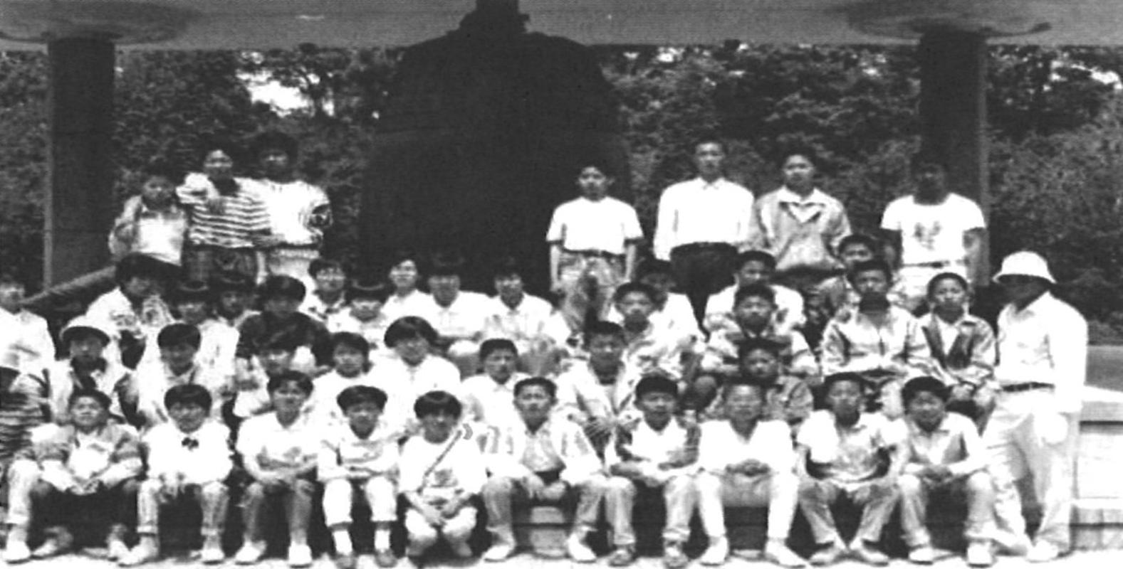 제7회 동문들 모습(수학여행 모습)