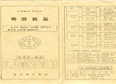 산척초등학교 명서분교장 학교요람(1988)