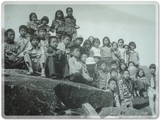 1976년 가을소풍 도화리 취적대