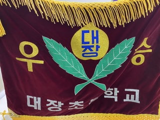 대장초등학교 우승기