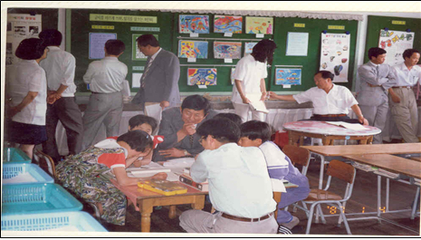 1995.6.9. 장학협동 수업공개(도담초).