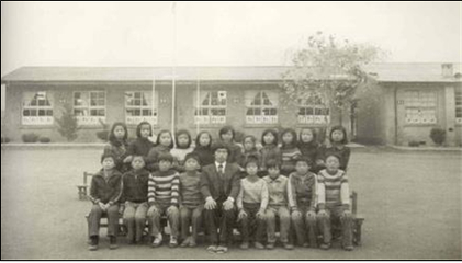 1980년 도전13기 졸업사진(도담초 도전분교)