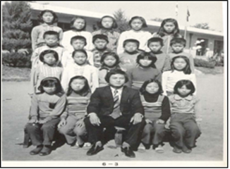  1982년 졸업사진(적성초 기동분교)