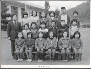 1983년 졸업사진(적성초 기동분교)