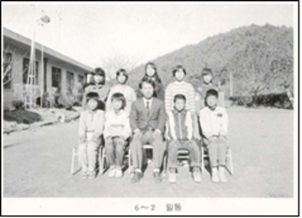  1988년 졸업사진(적성초 기동분교)