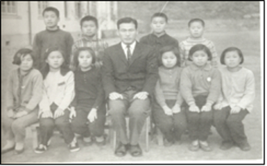 1972년 졸업사진(대강초 올산분교)