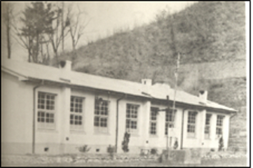 1973년 학교전경(대강초 올산분교)