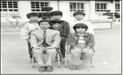1985년 졸업사진(대강초 올산분교)