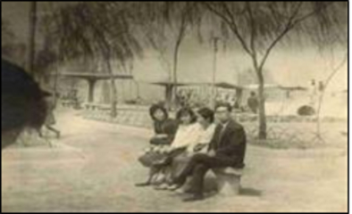  1960년대 서울방문 인솔교사(대강초 황정분교)