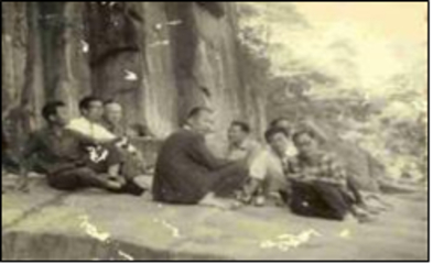 1967년 교직원 사인암에서(대강초 황정분교)