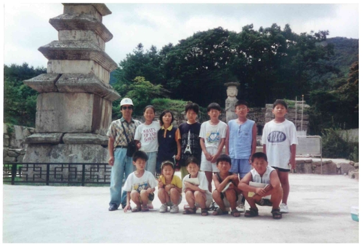 수산초 대전분교 기념사진
